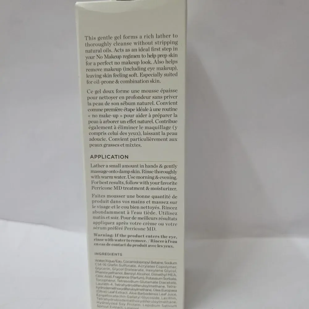 Perricone MD No Makeup Easy Rinse Makeup-Removing Cleanser 6 oz 177 mL NIB